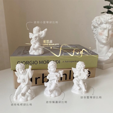 歐風小天使人像石膏裝飾  美甲裝飾 拍攝道具 美甲小物