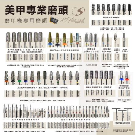 S+ 磨頭｜卸甲｜鎢鋼｜防飛屑｜直筒型