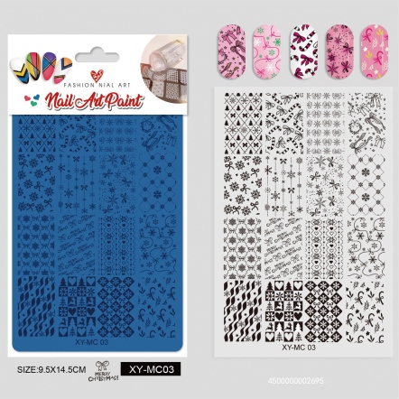 美甲印花鋼板-MC03