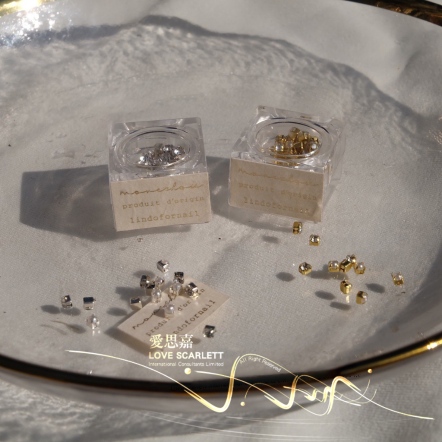 美甲小方鑽珍珠飾品