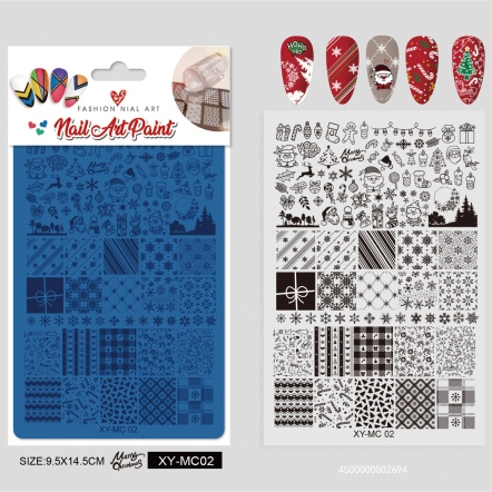 美甲印花鋼板-MC02